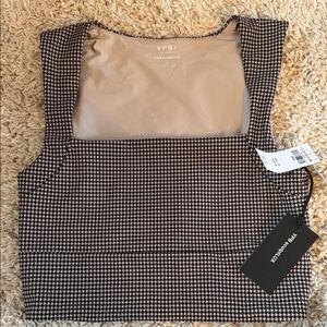 Abercrombie Houndstooth workout top